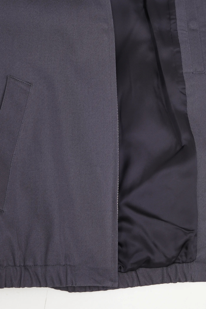 Maison Kitsuné cotton jacket Elasticated Zipped OM02122WW9028 gray