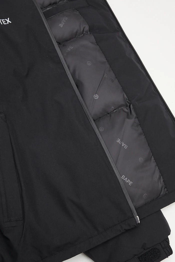 A Bathing Ape kurtka puchowa Gore-tex 1K70144003 czarny