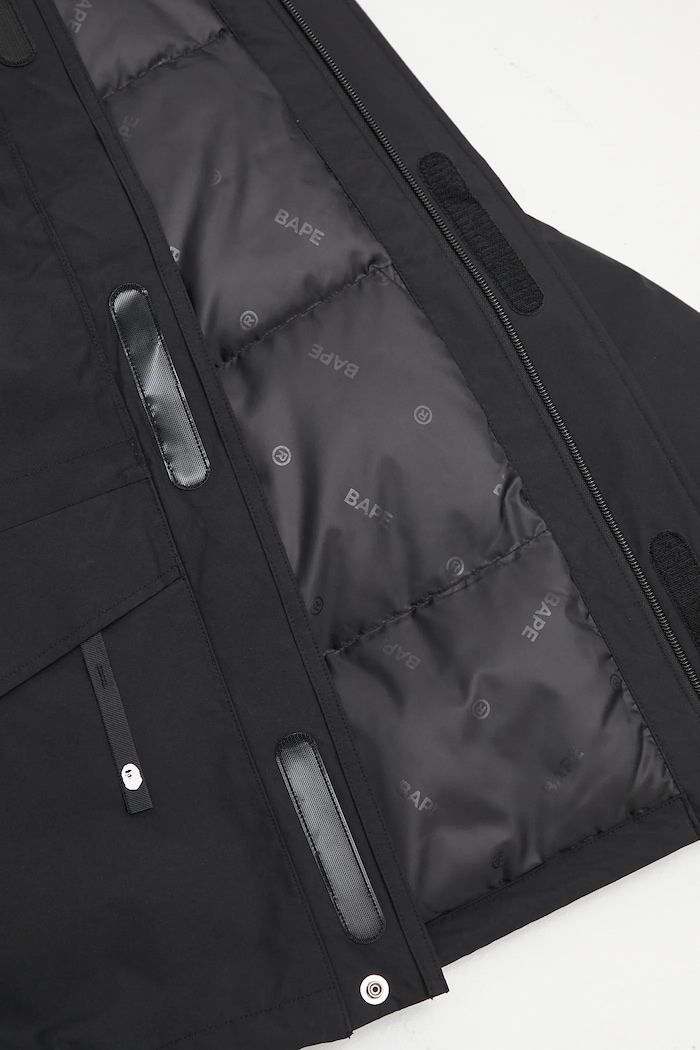 A Bathing Ape kurtka puchowa Gore-tex snowboard down jacket 1K70144004 czarny