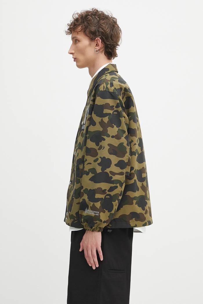Bunda A Bathing Ape Gore-tex wind stopper 1K70140005 zelená SS25