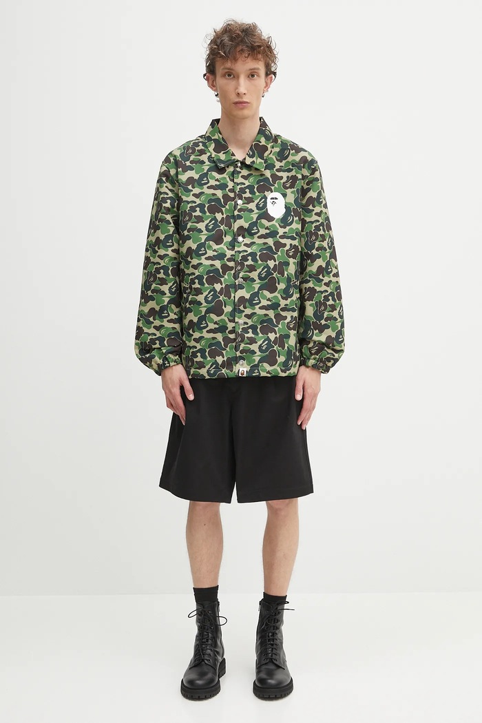 A Bathing Ape kurtka ABC camo coach jacket 1L30140010