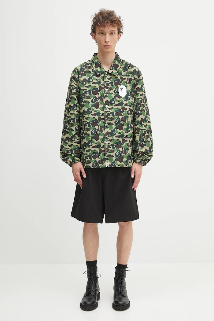 A Bathing Ape kurtka ABC camo coach jacket 1L30140010