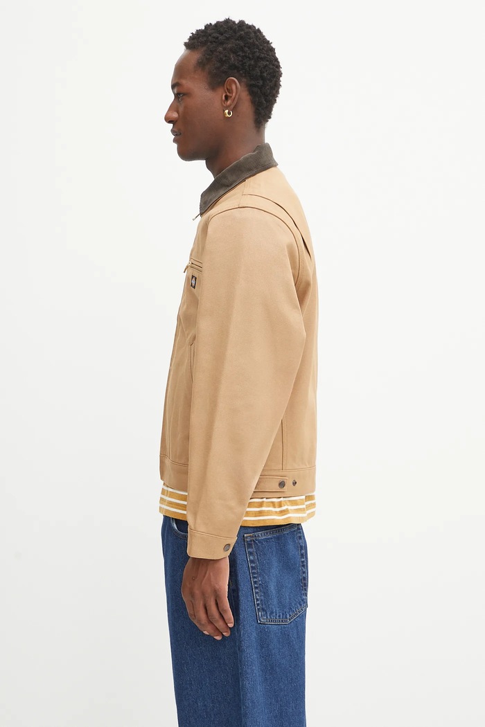 Wacko Maria giacca in cotone DICKIES / WORK JACKET 25SS.WMO.DC01 marrone SS25