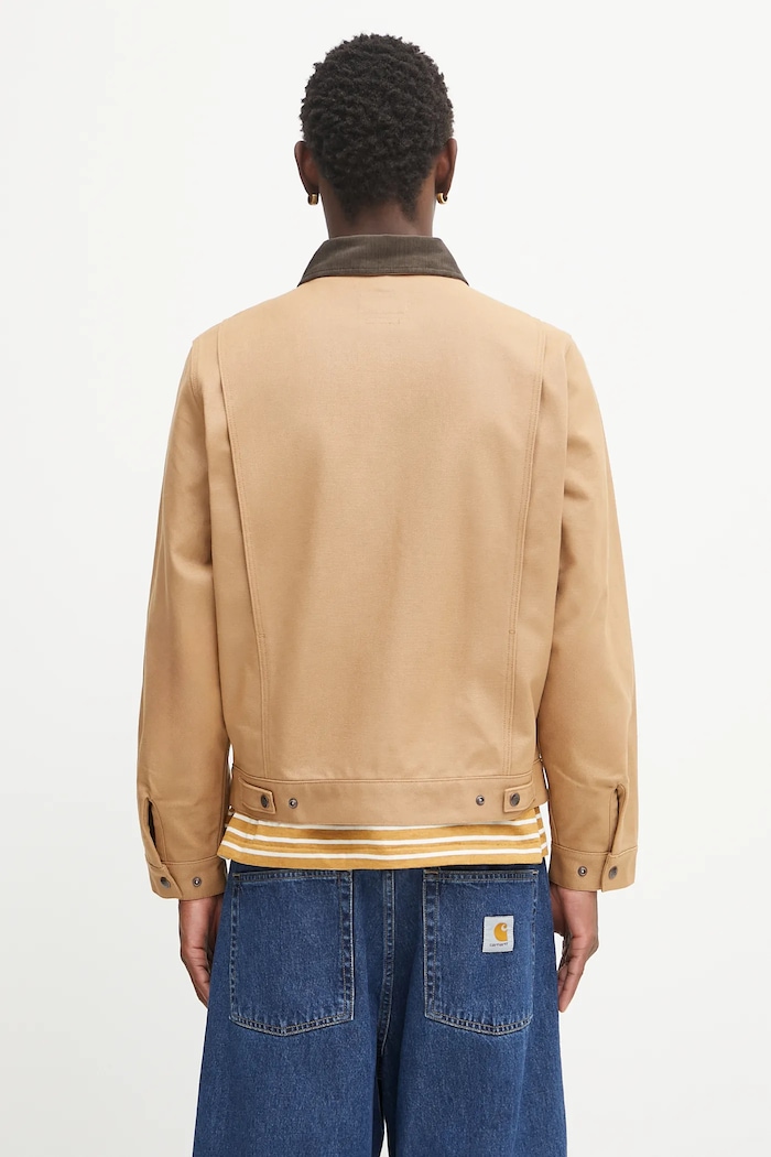 Abbigliamento Wacko Maria giacca in cotone DICKIES / WORK JACKET 25SS.WMO.DC01 marrone
