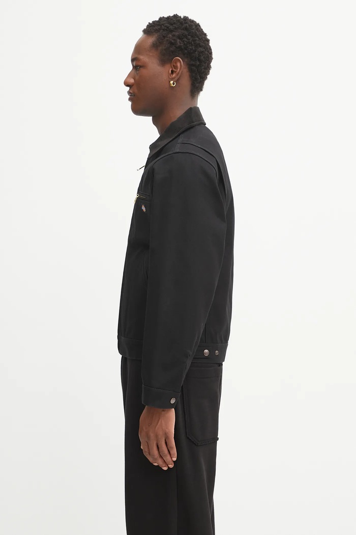 Pamučna jakna Wacko Maria DICKIES / WORK JACKET 25SS.WMO.DC01 crna SS25