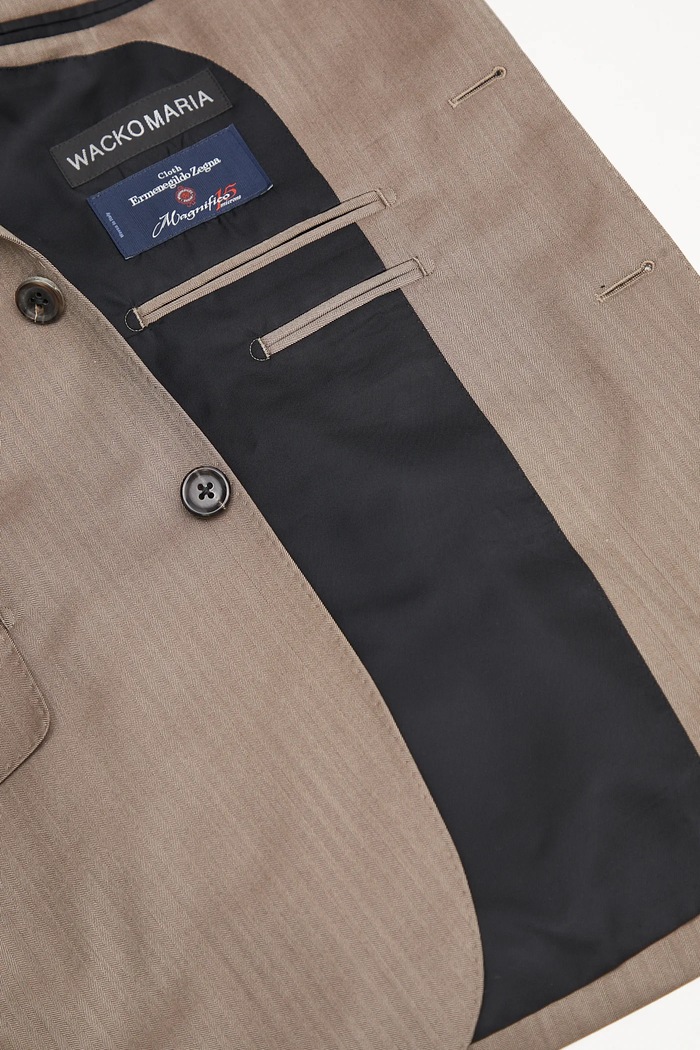 Vlněné sako Wacko Maria SINGLE BREASTED JACKET ( TYPE-3 ) 25SS.WMO.SU03