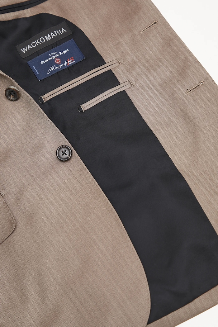 Vlněné sako Wacko Maria SINGLE BREASTED JACKET ( TYPE-3 ) 25SS.WMO.SU03