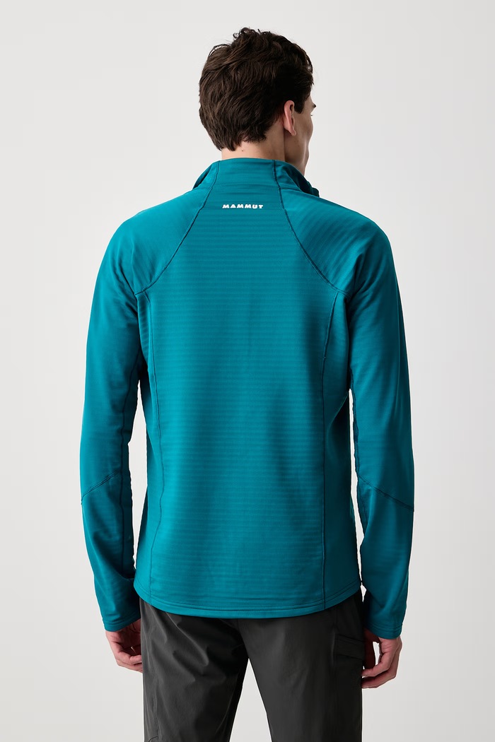 Odzież Mammut Bluza sportowa męska Taiss 1014.07280 turkusowy