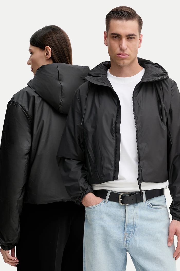 Яке Rains Lohja Short Insulated Jacket W3T1 преходна изолация черен 15780.01