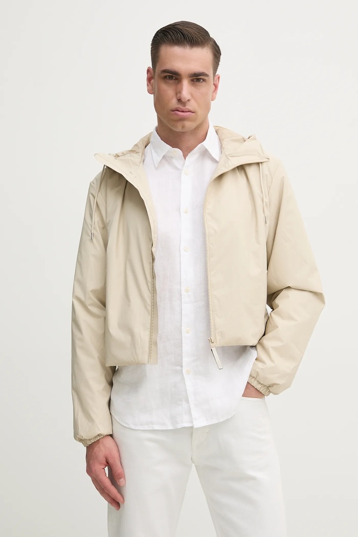 Bunda Rains Lohja Short Insulated Jacket W3T1 15780.26 béžová SS25