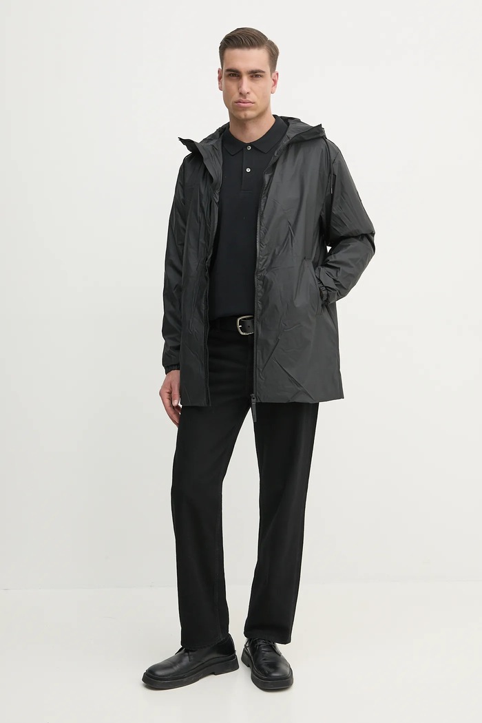 Куртка Rains Lohja Long Insulated Jacket W3T2 чорний 15790.01