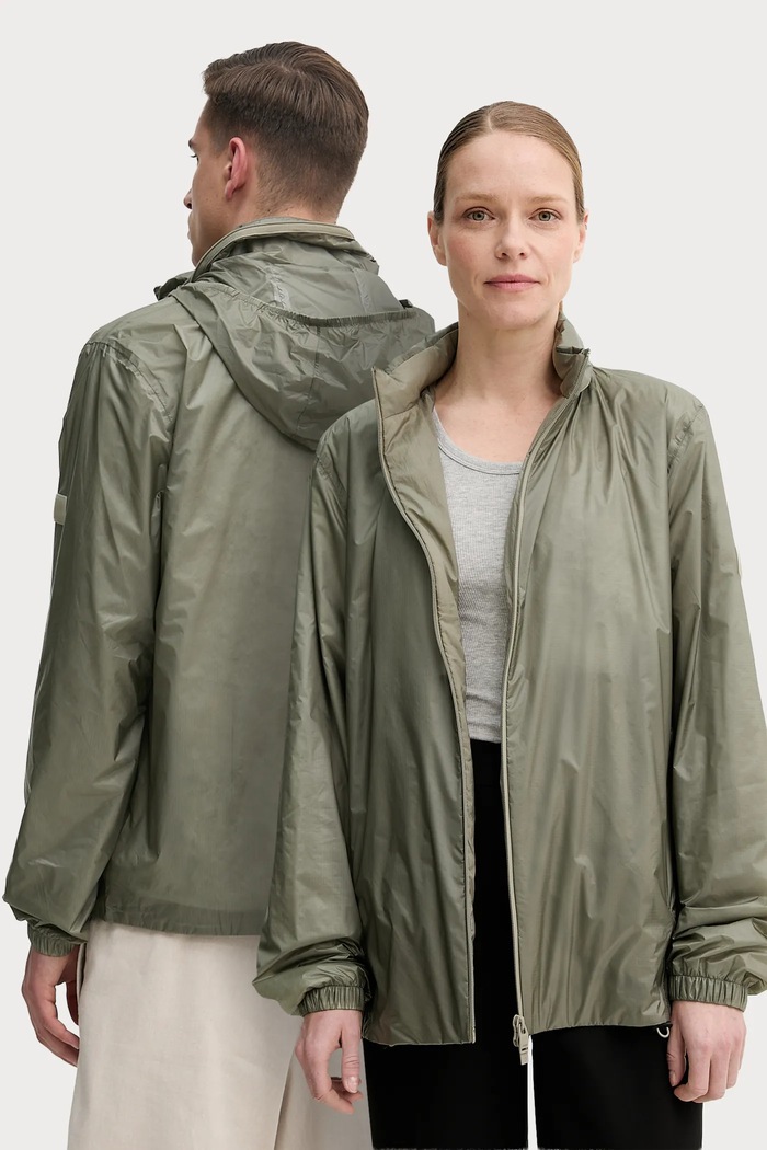 Rains rövid kabát Kauto Insulated Jacket W4T1 enyhén szigetelt zöld 15970.108