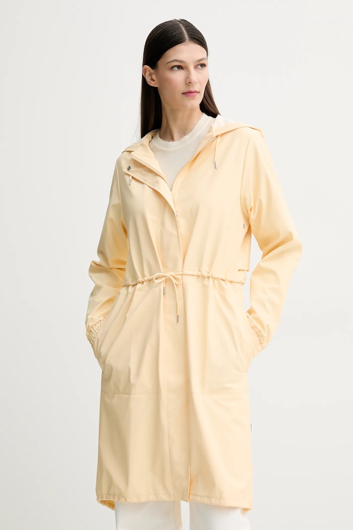 Дрехи Яке Rains String W Parka W3 18550.111 жълт
