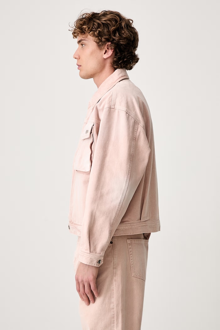 Oblačila Filling Pieces jakna denim 78620769974 roza