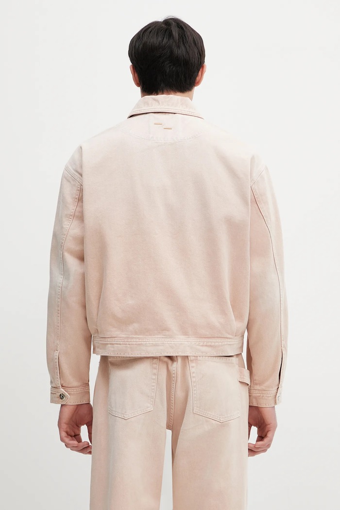 Filling Pieces kurtka jeansowa Denim 78620769974 różowy