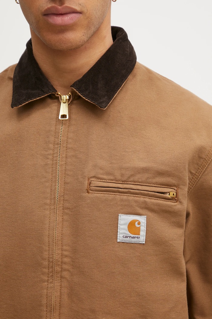 Carhartt WIP kurtka bawełniana Detroit Jacket brązowy I033112.00S02