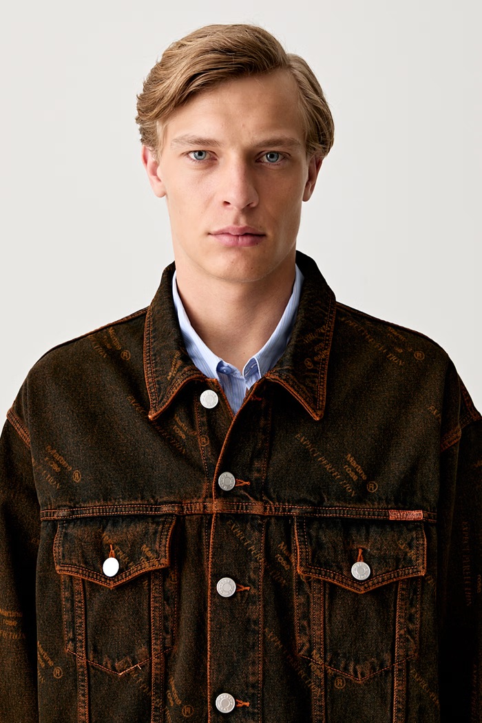 Martine Rose kurtka jeansowa Oversized Denim 201WD06204