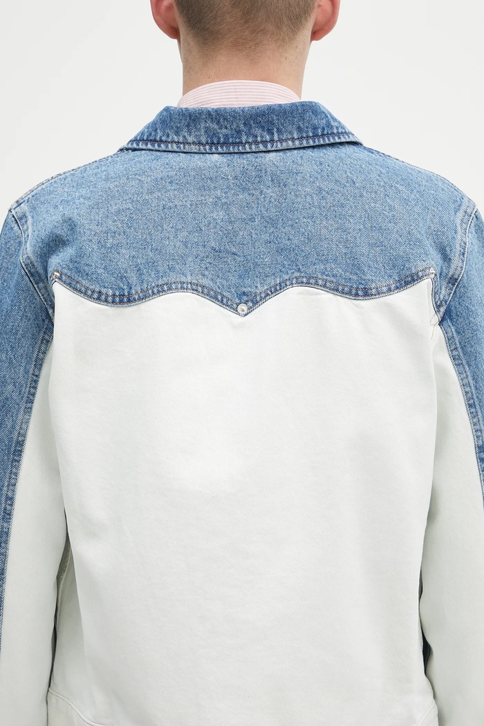 Aries denim jacket Patchwork Western Carpenter Jacket AR7030503