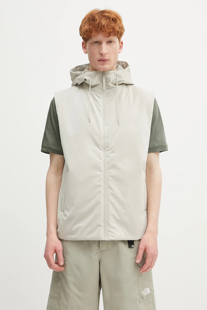 Rains bezrękawnik Lohja Insulated Vest W3T1 pozostałe beżowy 15800.103