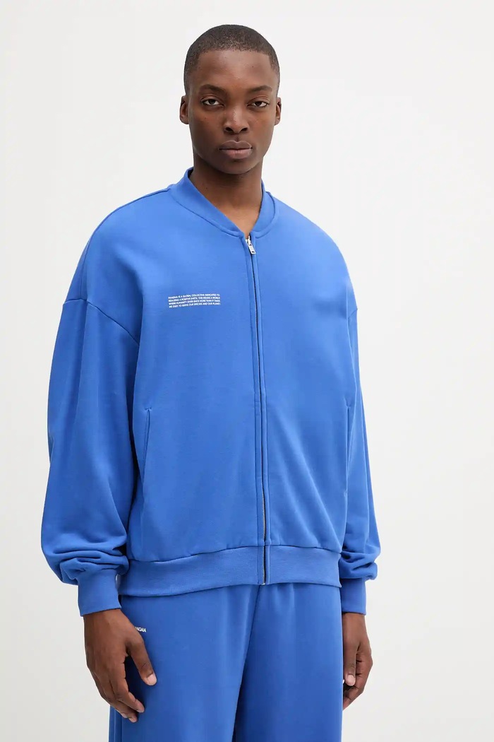 Μπουφάν Pangaia Midweight Bomber Jacket 10002360 μπλε AW25