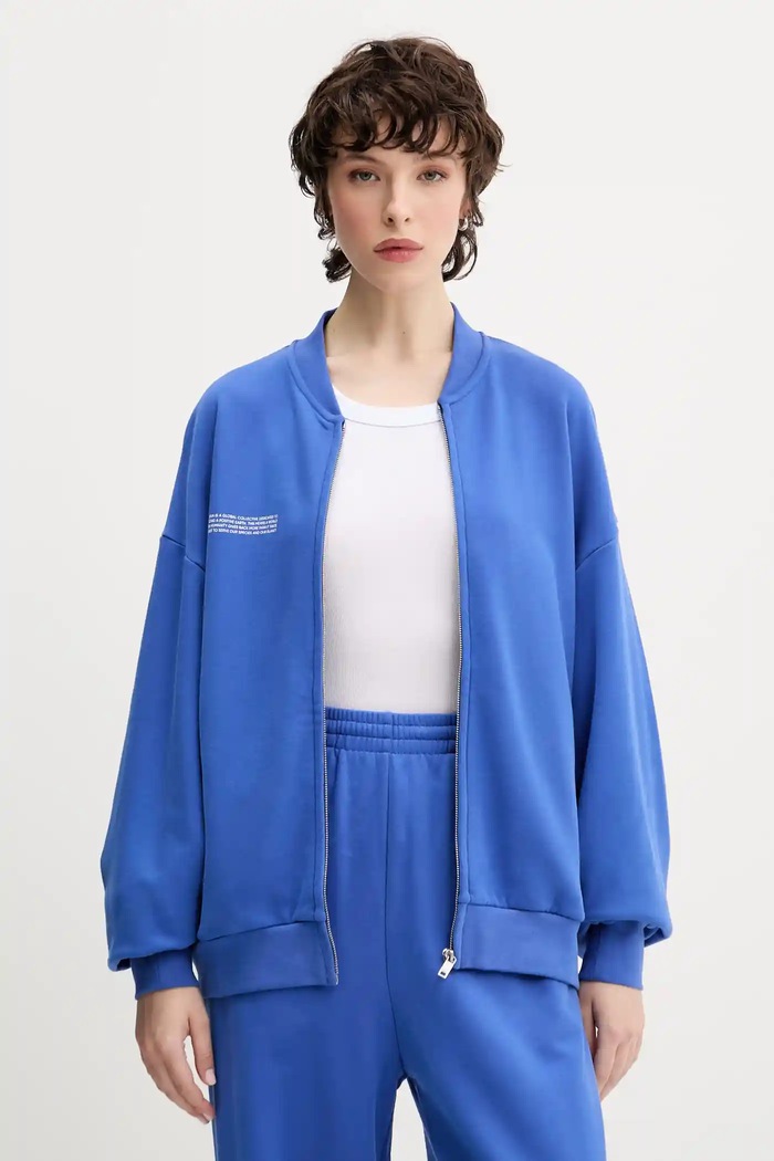 Ρούχα Μπουφάν Pangaia Midweight Bomber Jacket 10002360 μπλε