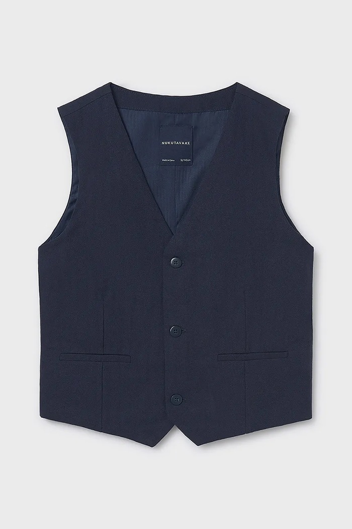 Mayoral vestă pentru copii din amestec de in panza bleumarin 6346.7B.Junior.PPYA