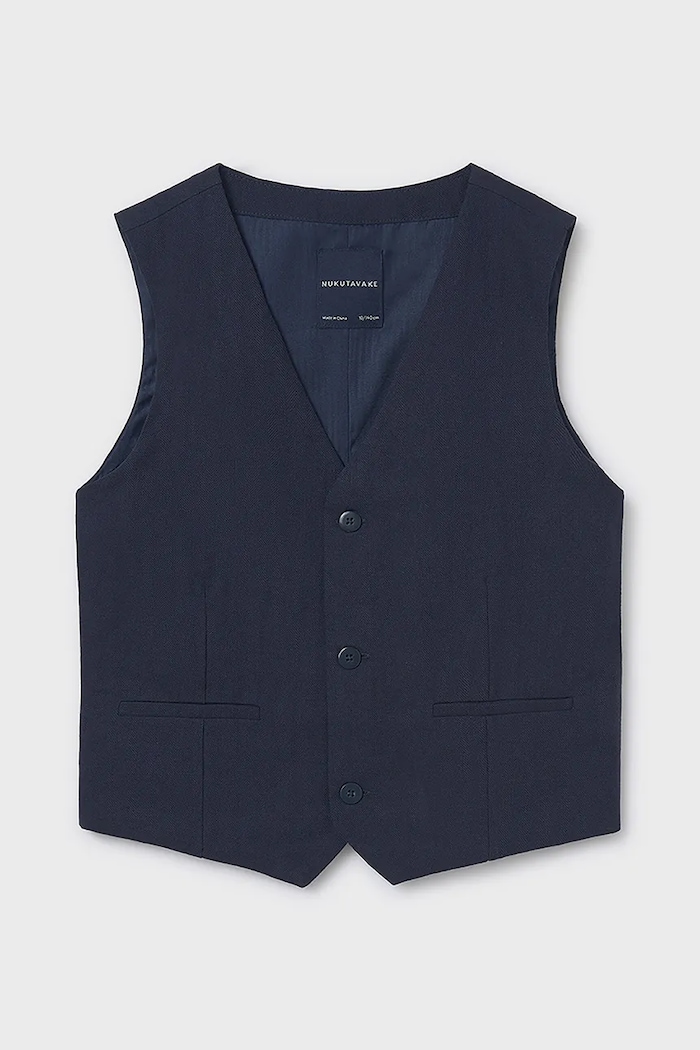 Mayoral vestă pentru copii din amestec de in panza bleumarin 6346.7B.Junior.PPYA