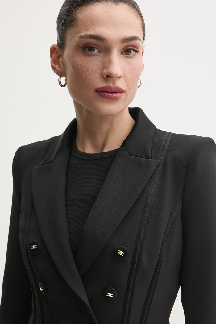 Elisabetta Franchi marynarka czarny GI14251E2