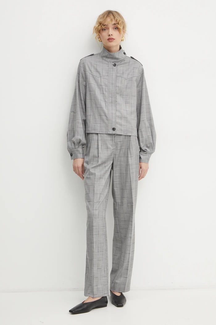 Jakna Bruuns Bazaar BBW4224 siva SS25