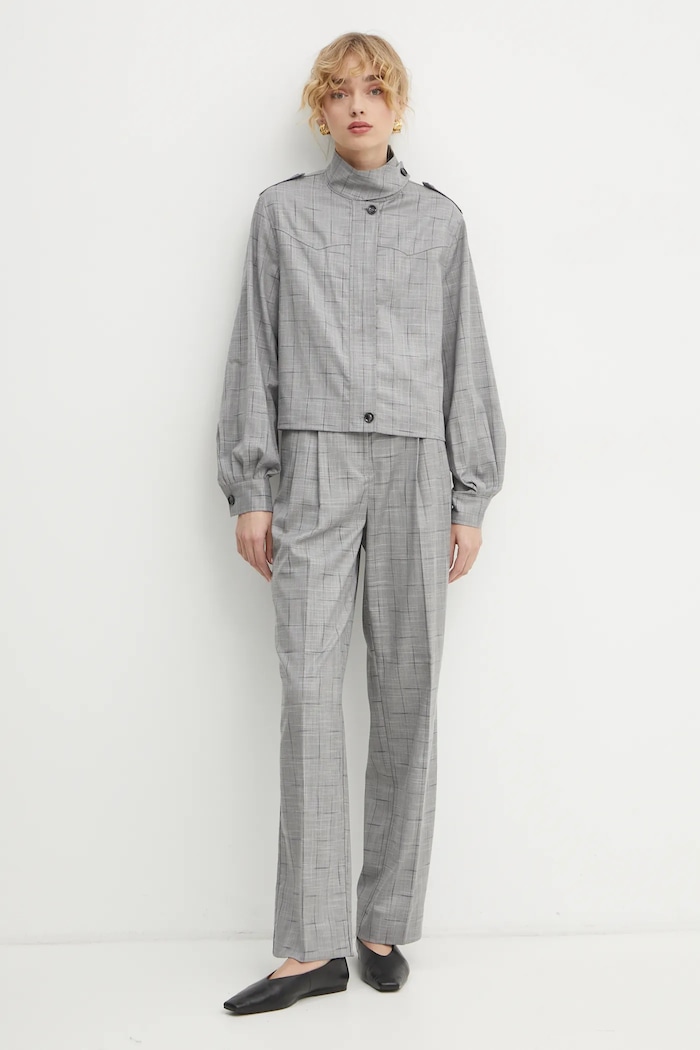 Jakna Bruuns Bazaar BBW4224 siva SS25