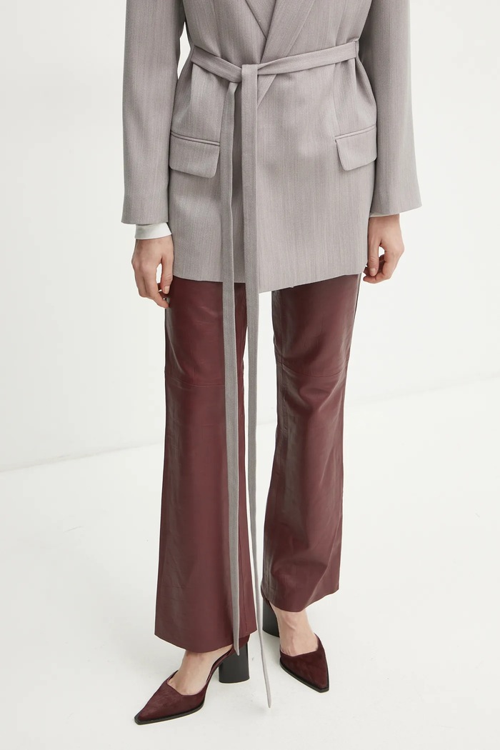 Вълнено сако Victoria Beckham 1125WJK006092A сив