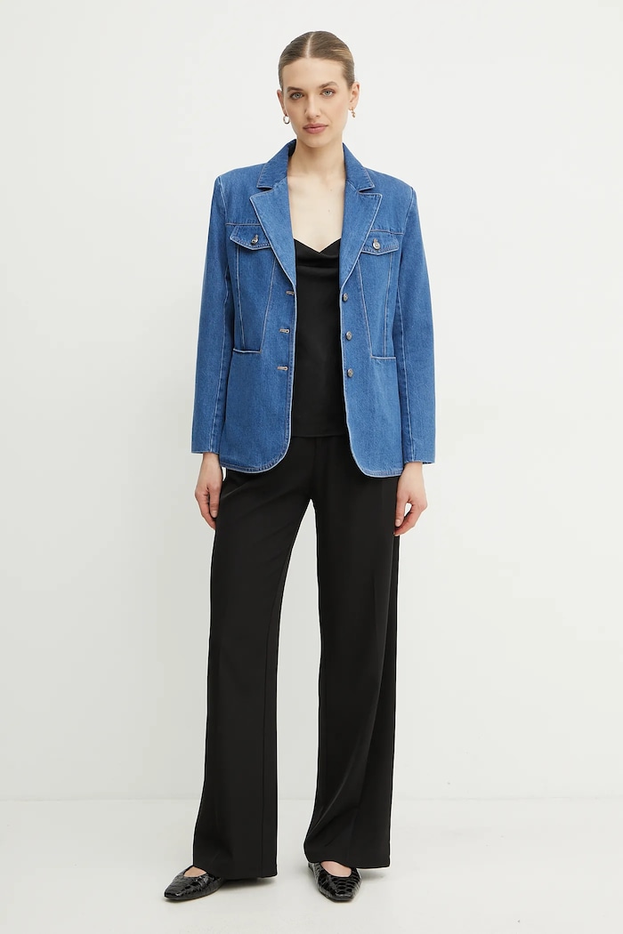 BOSS jacheta denim 50532532 albastru SS25