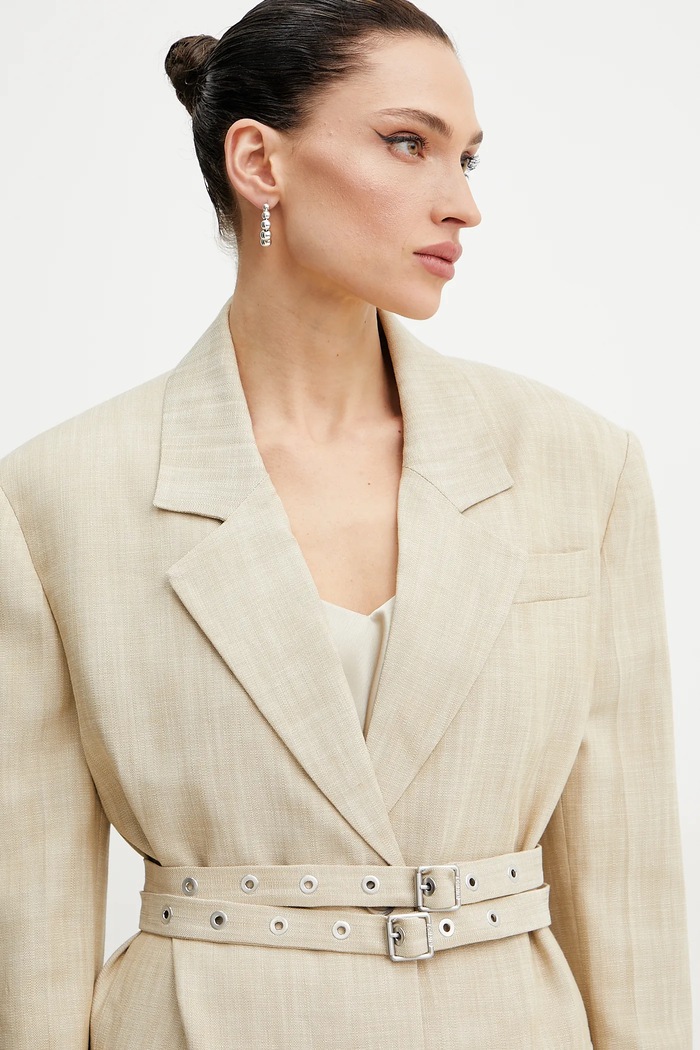 Pinko giacca beige 104887.A2EJ