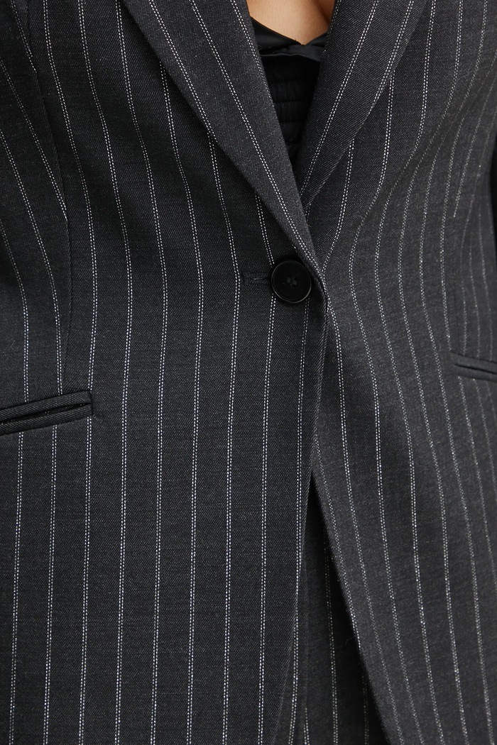 Karl Lagerfeld blazer con aggiunta di lana grigio A1W14025