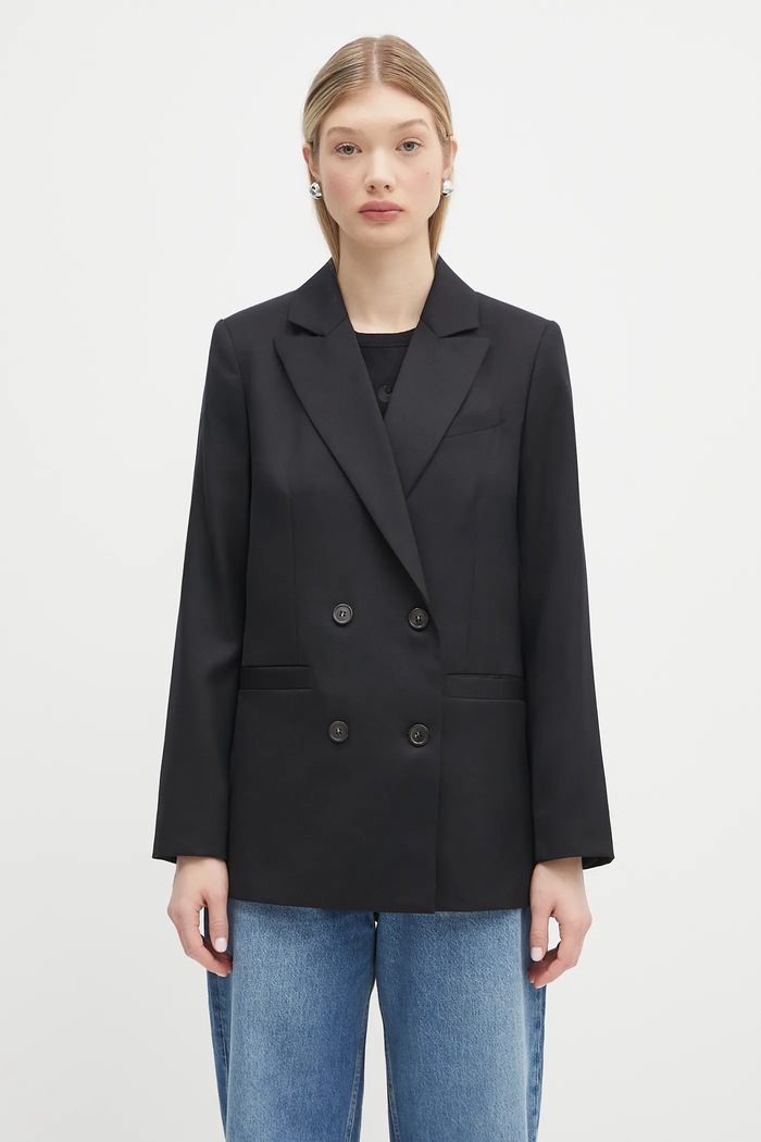 A.P.C. wool blazer veste lucy fabric black WOAPO.F03212