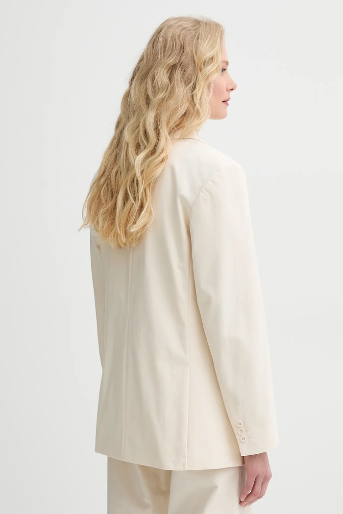 Odzież A.P.C. marynarka bawełniana veste lucy COHFU.F03212 beżowy