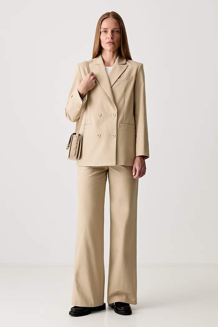 A.P.C. veste lucy double-breasted suit jacket cotton Women's COHFU.F03212