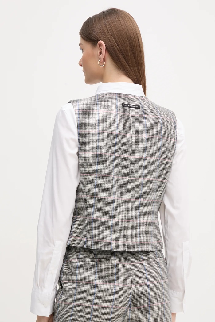 Odjeća Vuneni prsluk Pepe Jeans FLORINA PL402520 siva