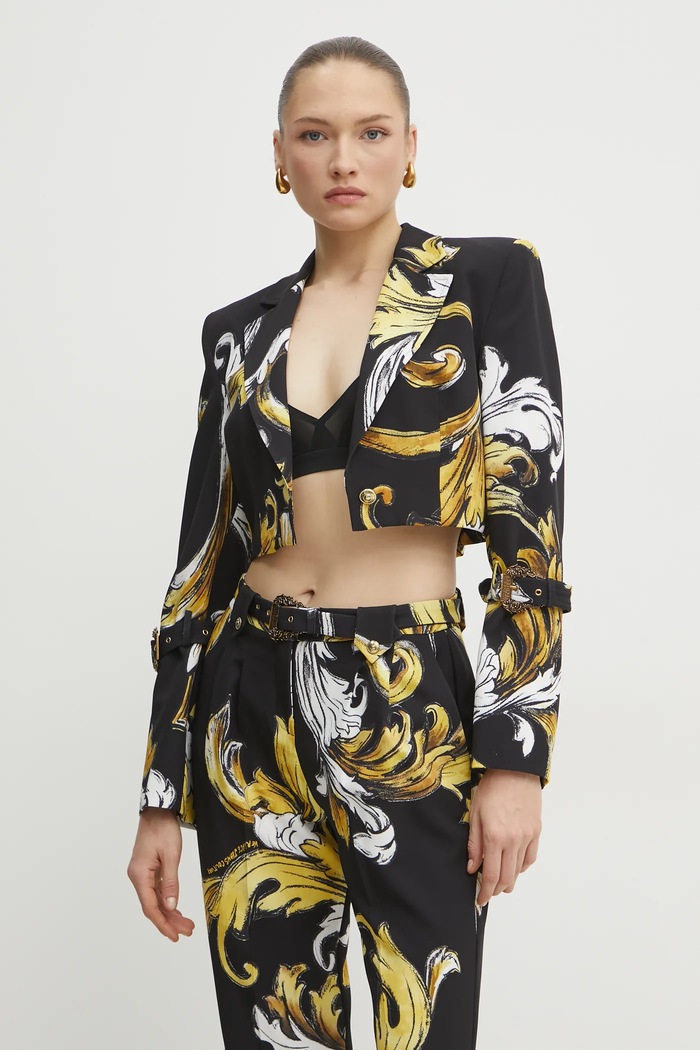 Versace Jeans Couture marynarka tkanina czarny 78HAQ704.NS636