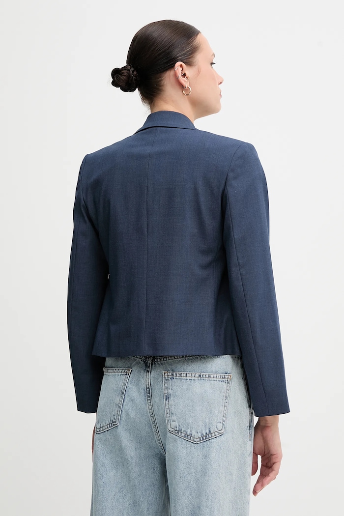 Îmbrăcăminte Sisley sacou 290TLW02W bleumarin