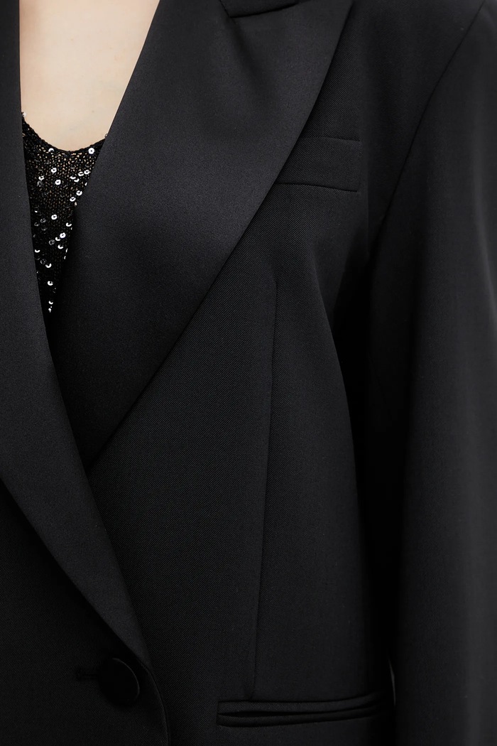 Weekend Max Mara sacou din lana 2515041071600 negru