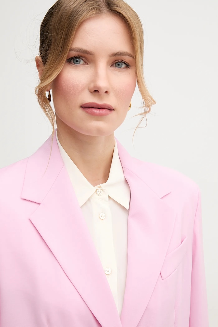 Vlnené sako Weekend Max Mara fialová 2515041091600
