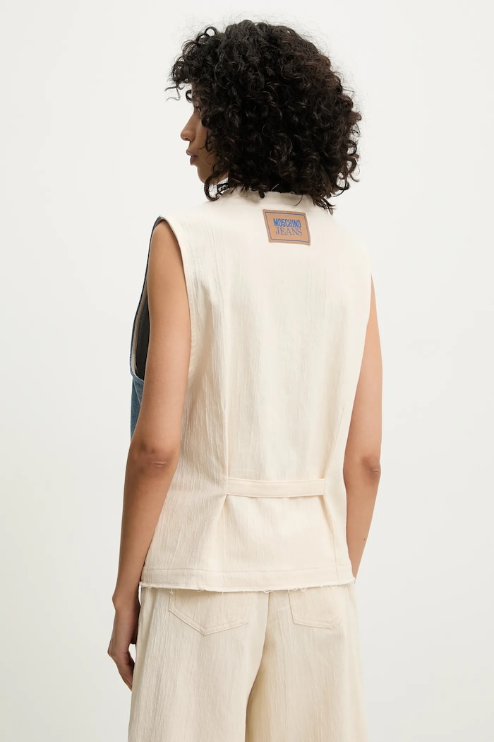 Odjeća Prsluk Moschino Jeans 1001.3717 plava