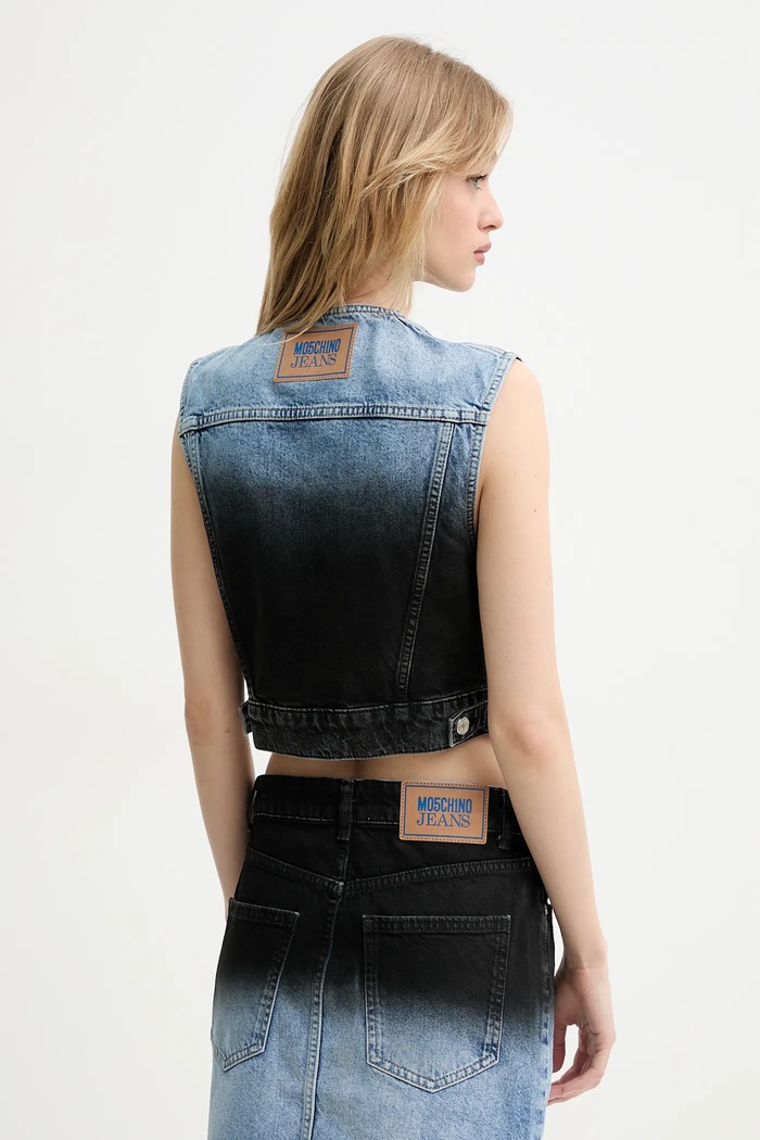 Ruházat Moschino Jeans farmer mellény 1002.3719 kék