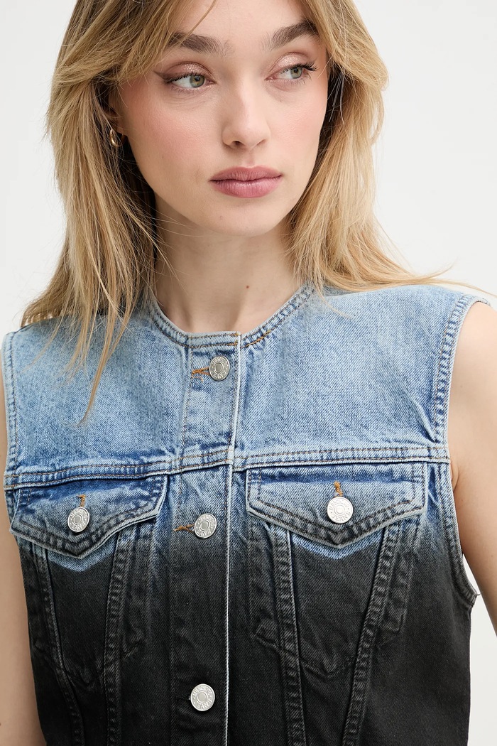 Moschino Jeans farmer mellény kék 1002.3719