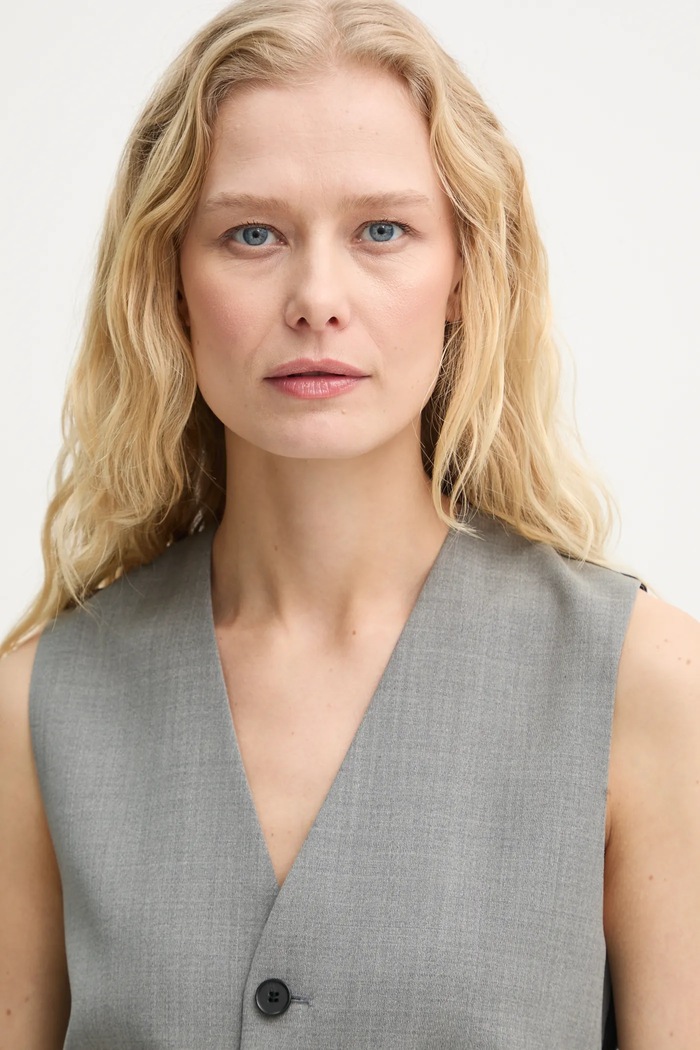 Елек с вълна Filippa K сив 31567.FK