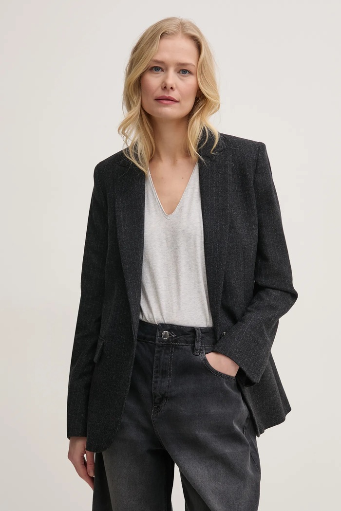 Vlněné sako ZADIG&VOLTAIRE šedá WWBL01877.23