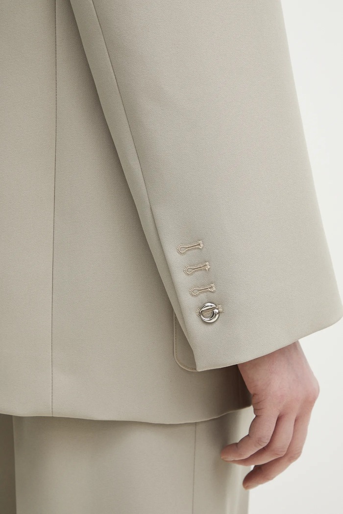 Coperni blazer Belted Pocket Tailored COPV69F3004 beige