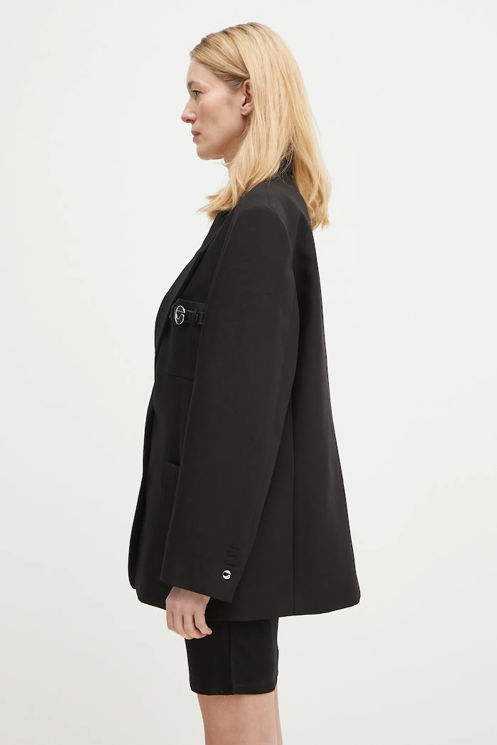 Coperni marynarka Belted Pocket Tailored COPV69F3004 czarny SS25
