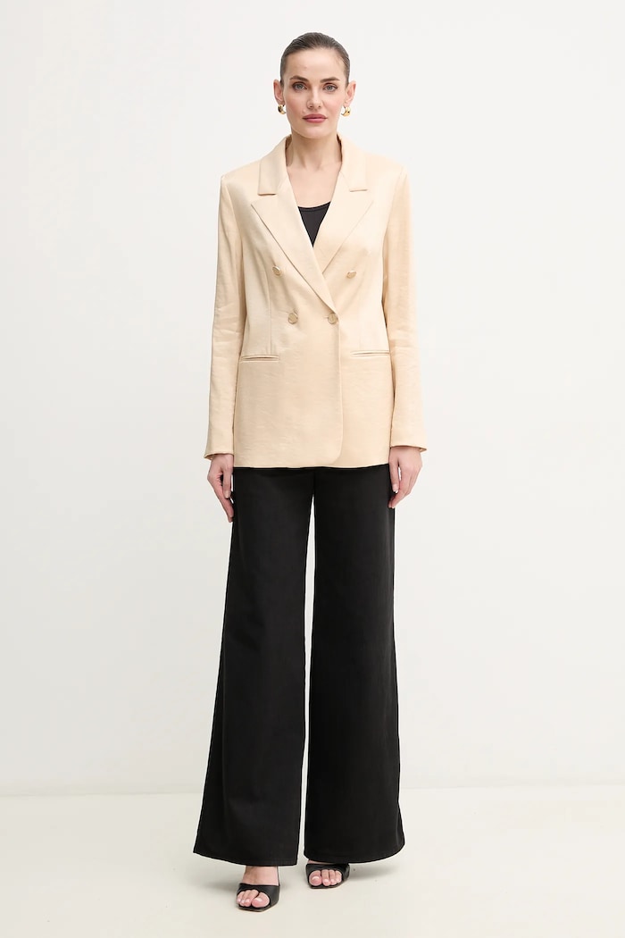 Guess marynarka CAMILLE W5GN63.WH5F0 beżowy SS25